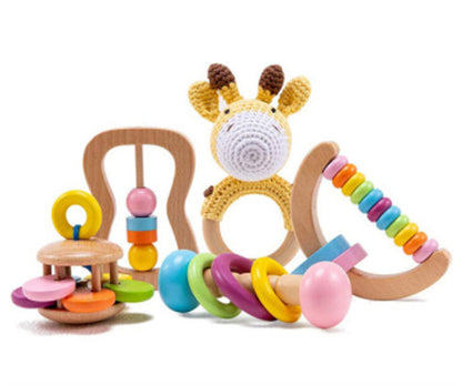 Package: rattle and wooden toys