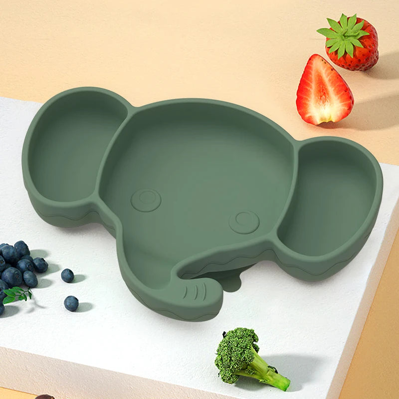 Elephant plate with suction function 