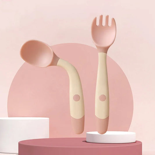 Bendable spoon &amp; fork - silicon 