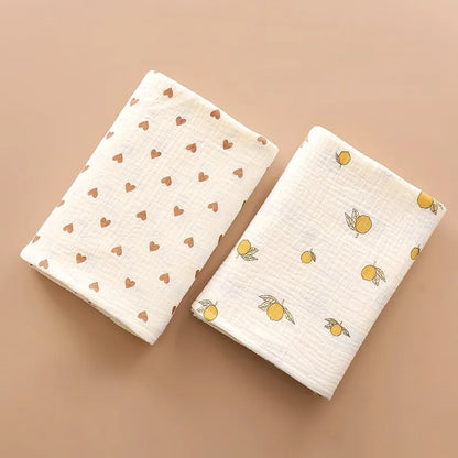 Baby blanket - Yellow flowers 