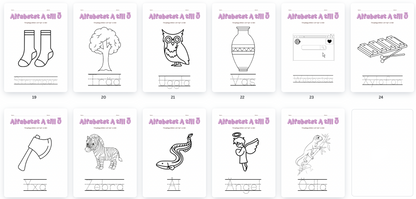 Activity book "Alphabet A to Z"