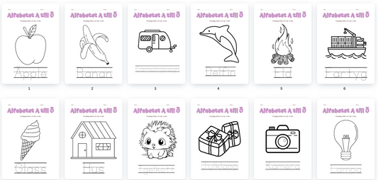 Activity book "Alphabet A to Z"