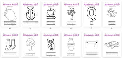 Activity book "Alphabet A to Z"