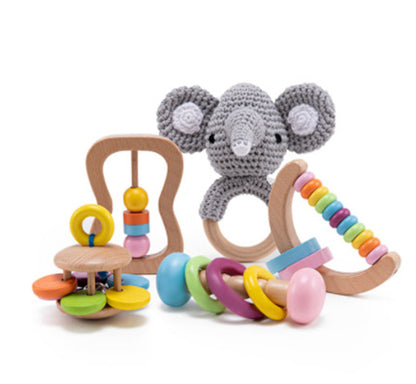 Package: rattle and wooden toys